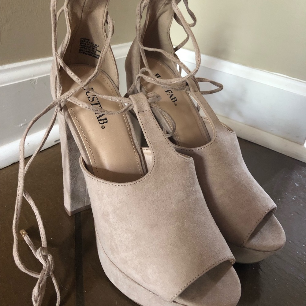 Lace up heels